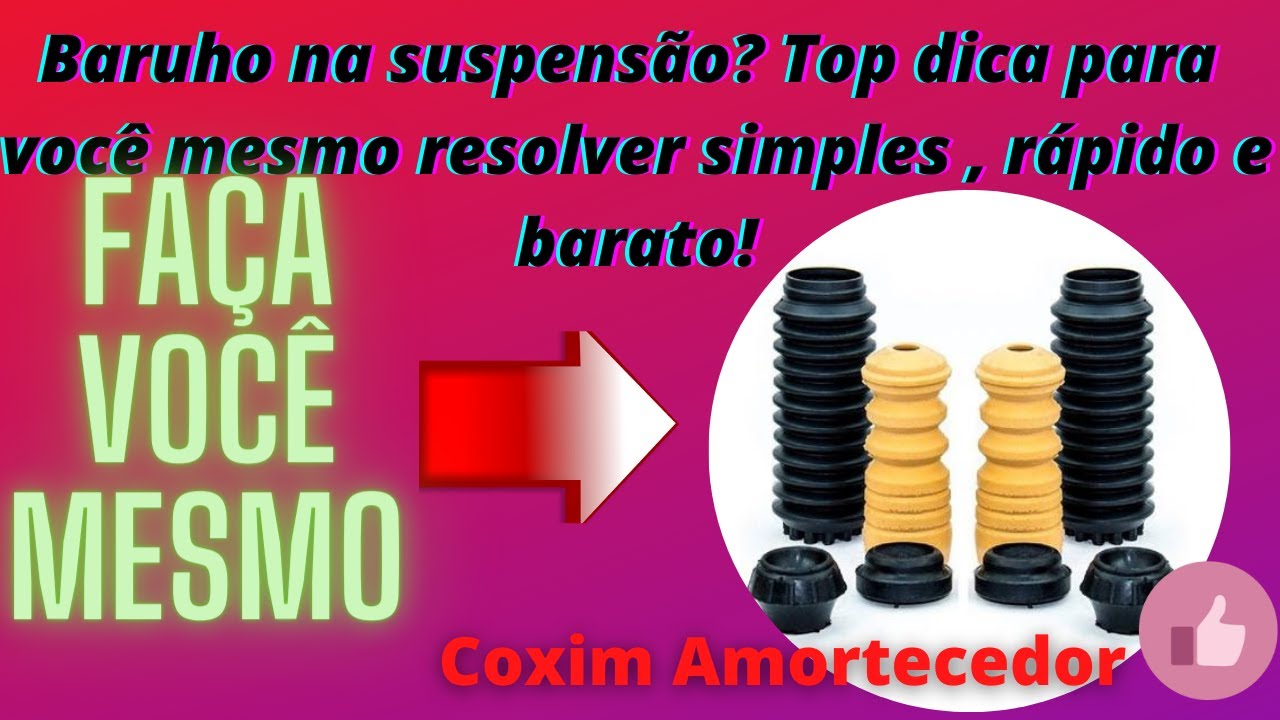 Barulho na suspensão traseira? SAIBA COMO INENTIFICAR E ELIMINAR ESSE PROBLEMA - TROCA DE COXIM GOL
