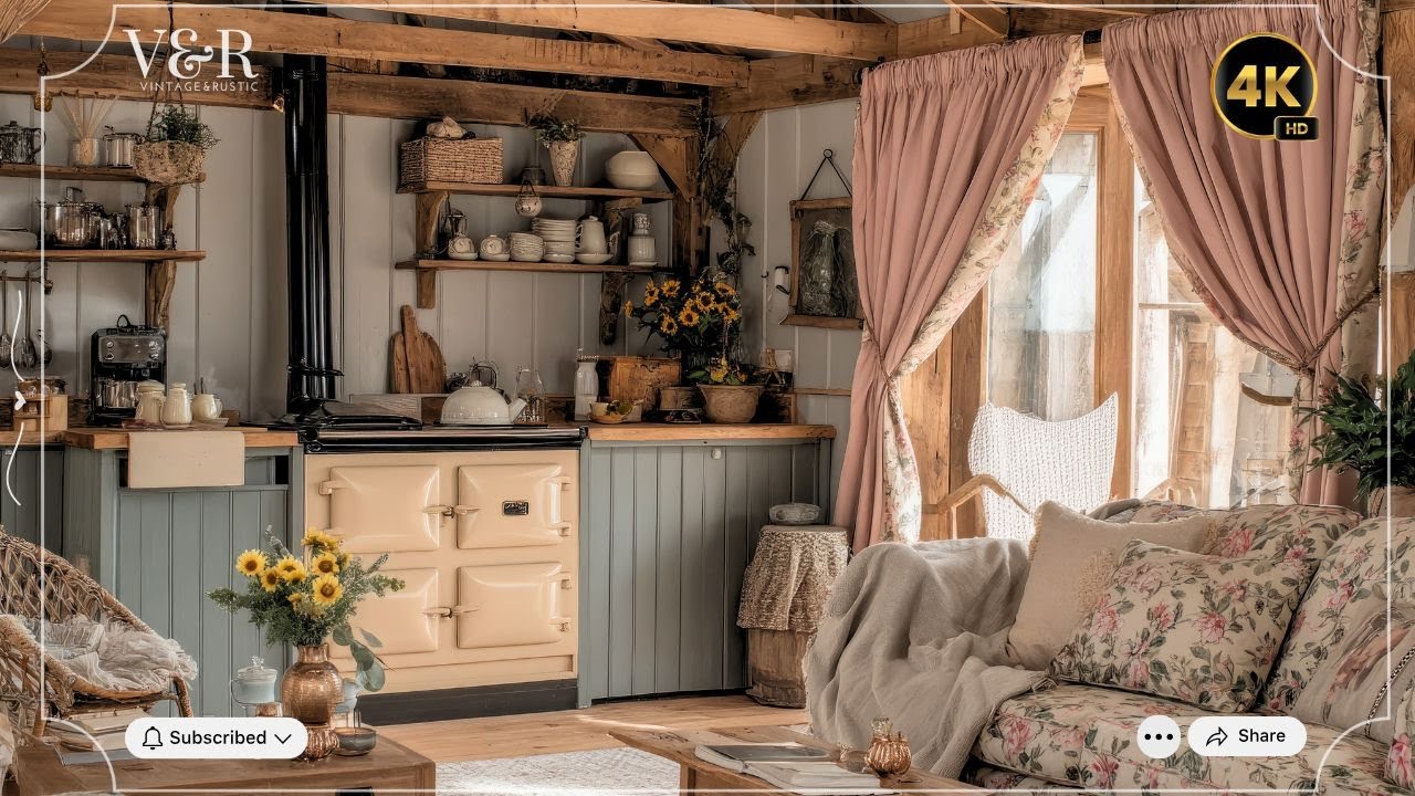 Rustic Elegance: The Allure of Shabby Chic Style in Cozy Country Living Spaces