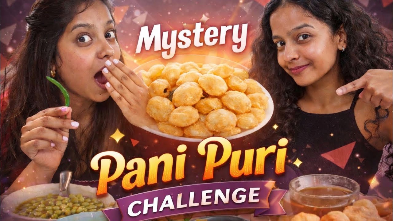 Pani Puri Challenge 😱😍
