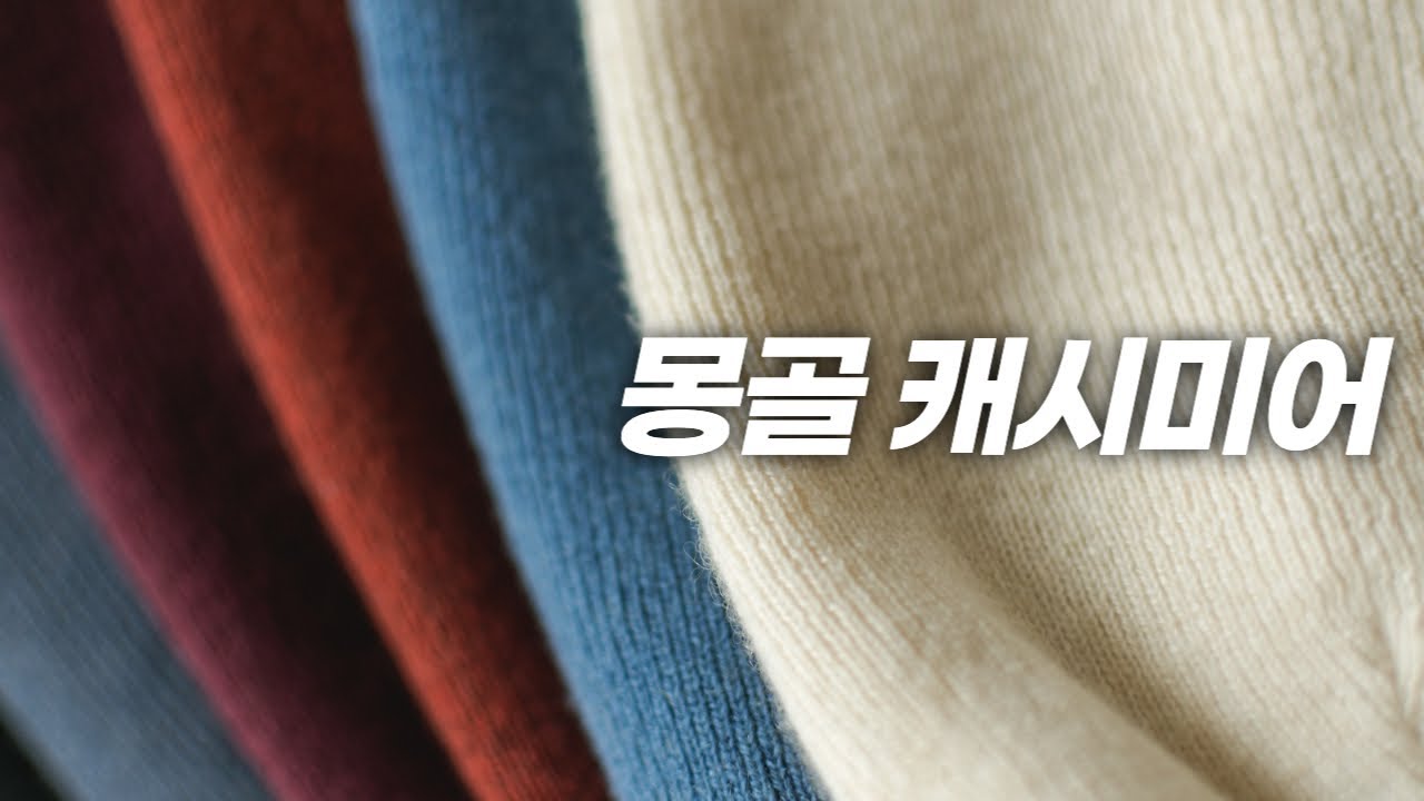 캐시미어 100% 원가가 이 정도 밖에 안 한다고?