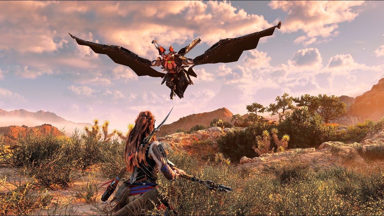 Horizon Forbidden West - Dreadwing Boss Fight gameplay | 2K 60FPS | PC