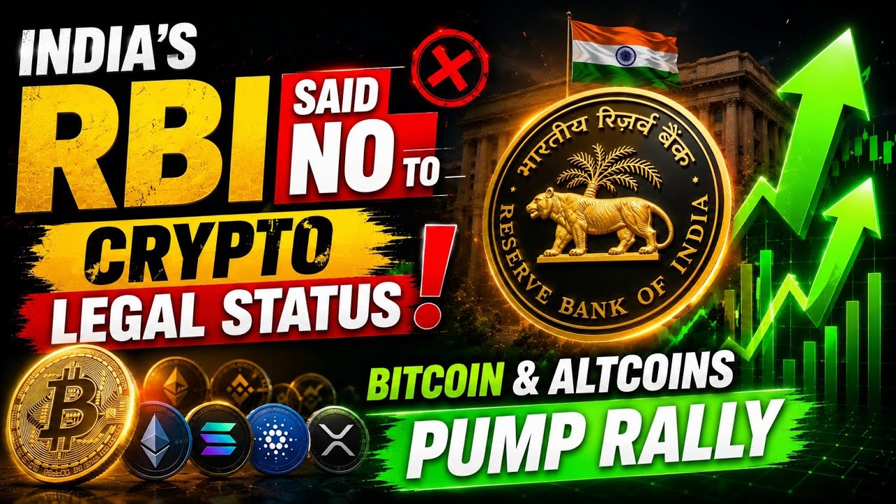 🛑 IMP : India's RBI Said No to Crypto Legal Status!! | Bitcoin & Altcoins Pump | Bitcoin News Today 