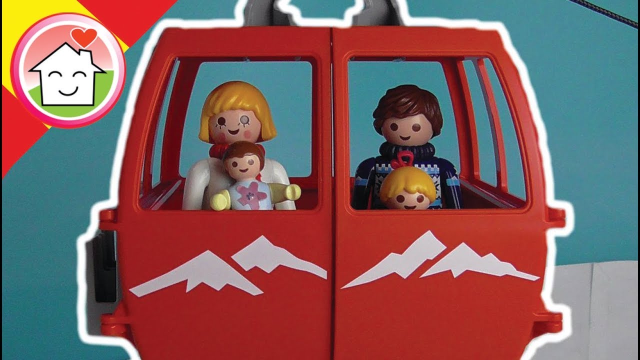 PLAYMOBIL en español Esquiando - Familia Hauser