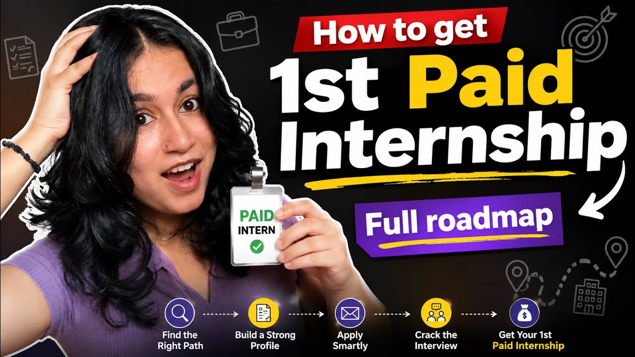 How I got my 1st PAID internship😭🔥