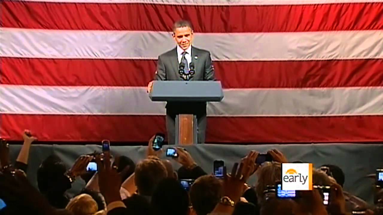 The Early Show - Heckler to Obama: 