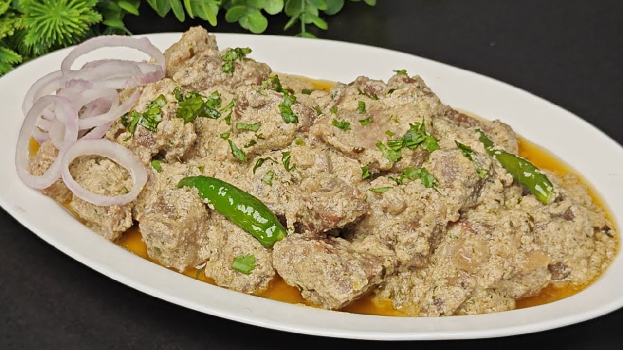 Mutton Malai Handi | Mutton Malai Gosht