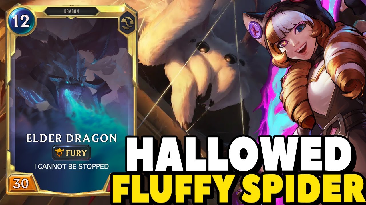 Fluffy Spider is so Brilliant on This Deck ! - Gwen & Elder Dragon - Legends of Runeterra