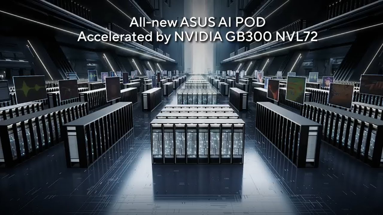 ASUS AI POD at COMPUTEX 2025  &ndash; NVIDIA GB300 NVL72 | ASUS