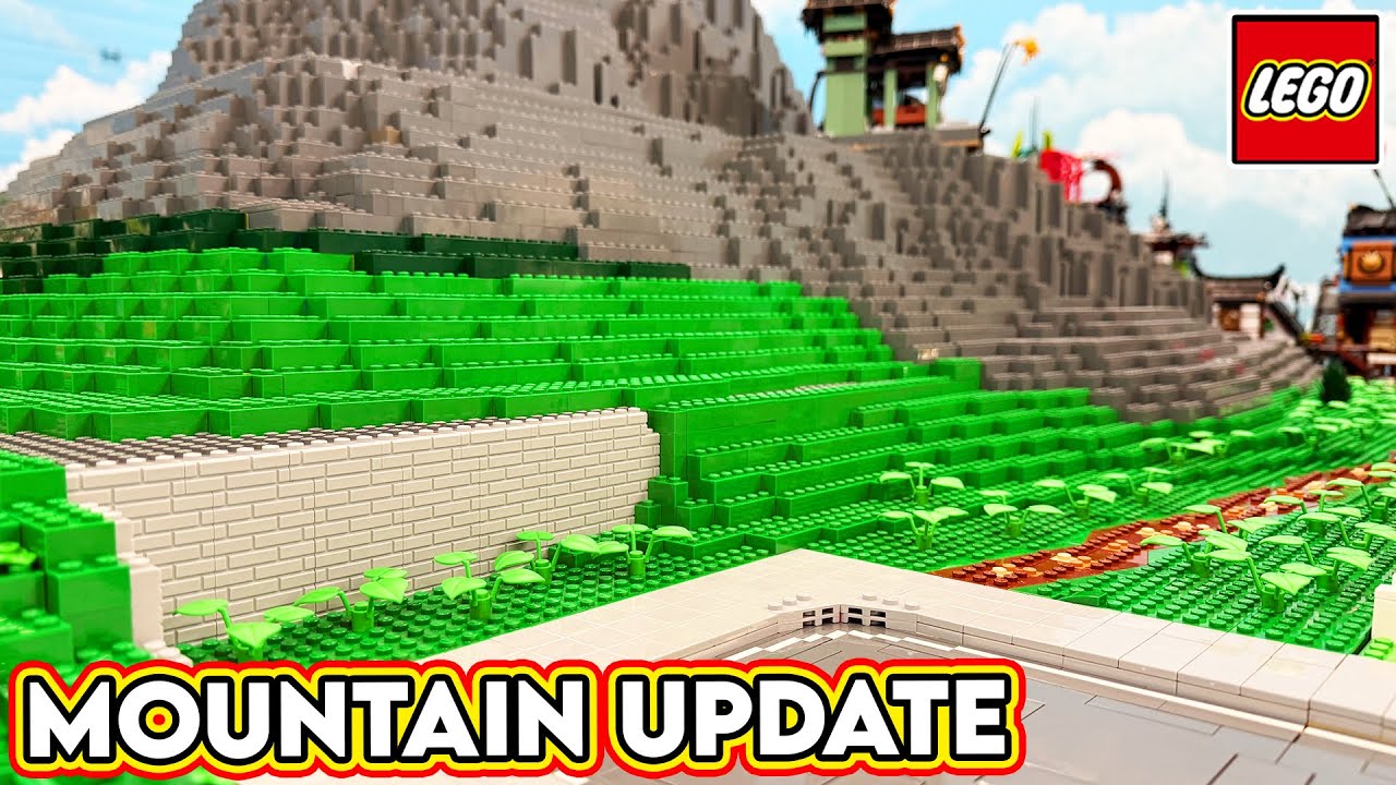 ОГРОМНЫЙ LEGO City Mountain Progress!