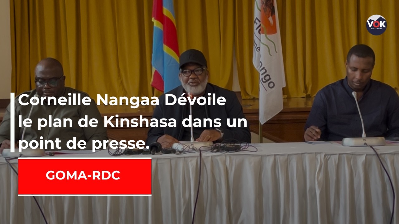 Corneille Nangaa Dévoile le plan de Kinshasa dans un point de presse.