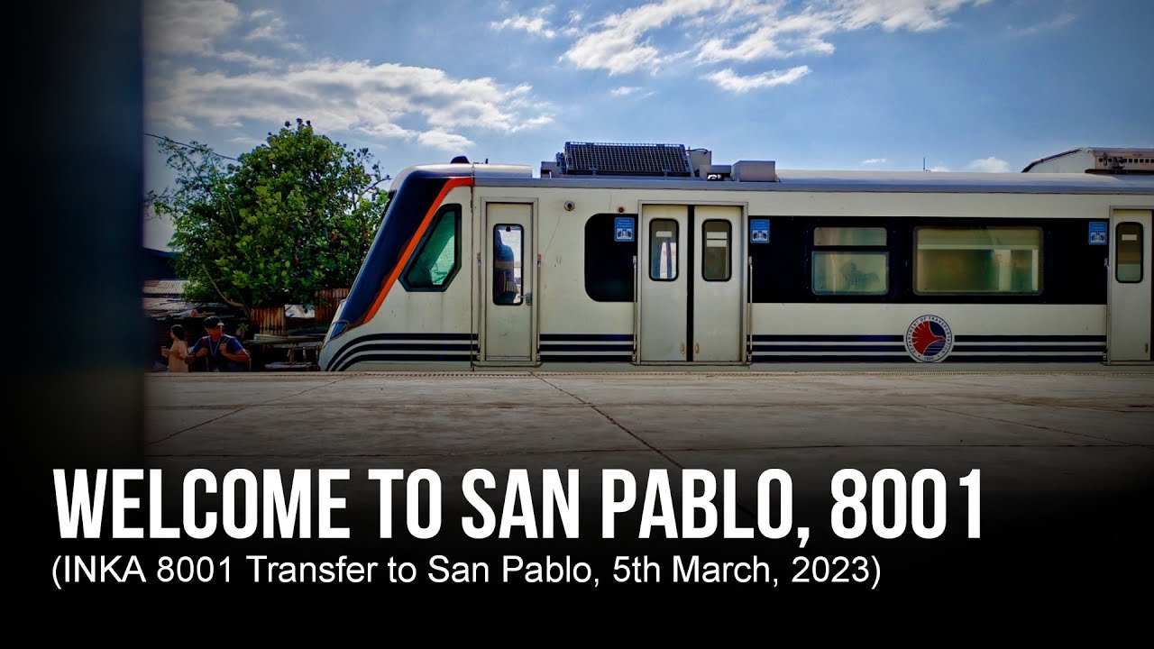 PNR INKA DMU 8001 Transfer to San Pablo