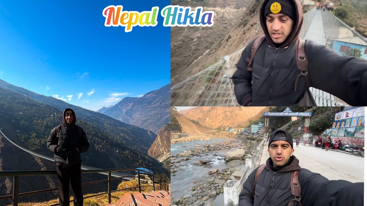 India to Hikla suspension bridge #nepal explore siddha topi trek part-1 