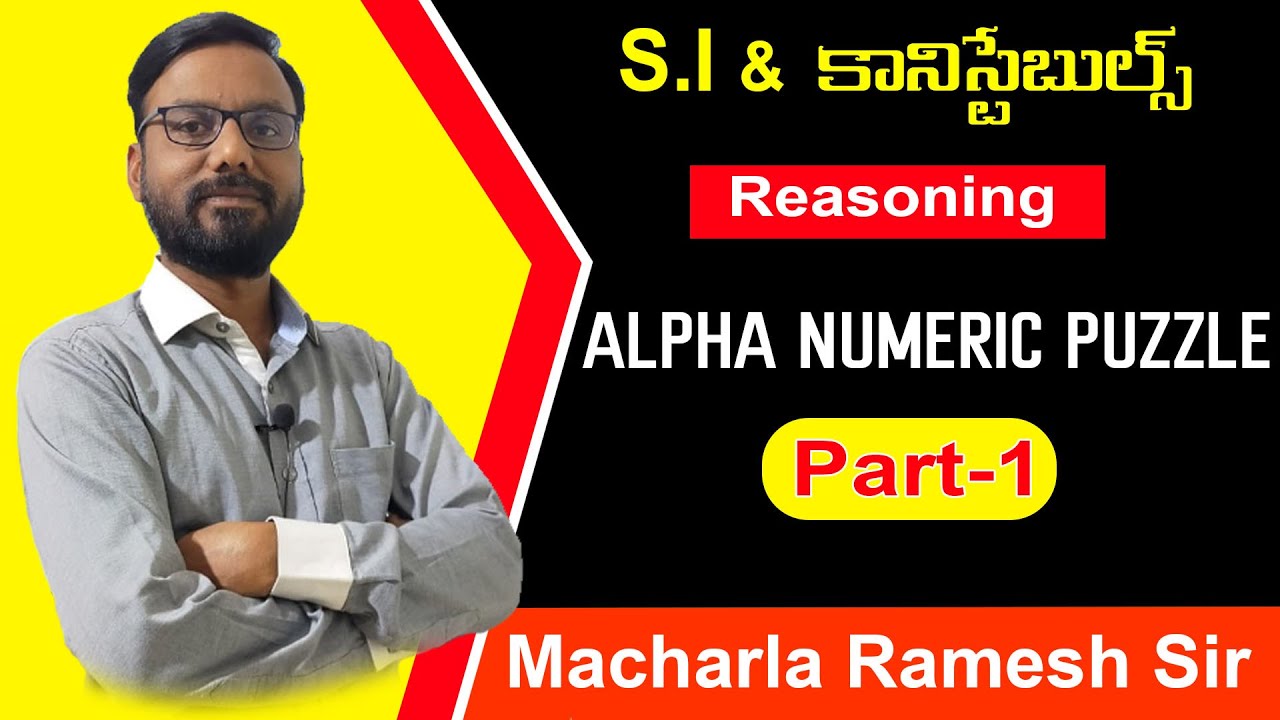 Alphanumeric Symbol Sequence Class In Telugu / Part-1 | Tricks to solve Alphanumeric series