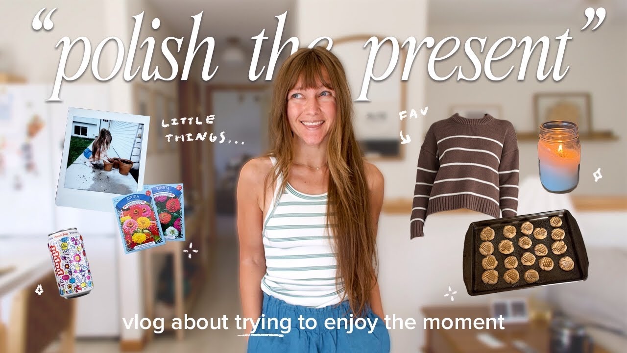 CHATTY VLOG: grwm, clothing haul, thrifting, flowers, enjoying tiny moments 🕯️🌷
