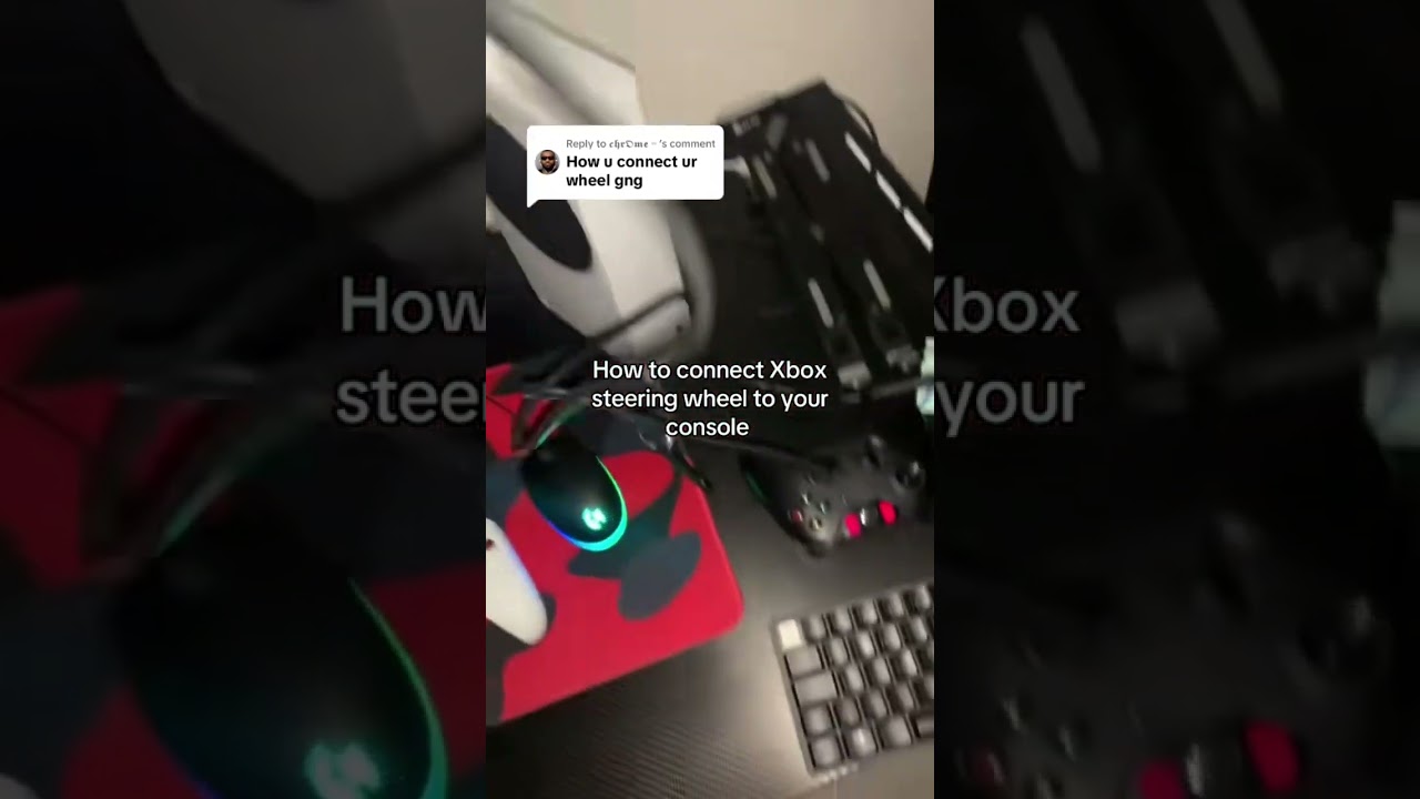 How to connect your Xbox steering go wheel to your Console 
