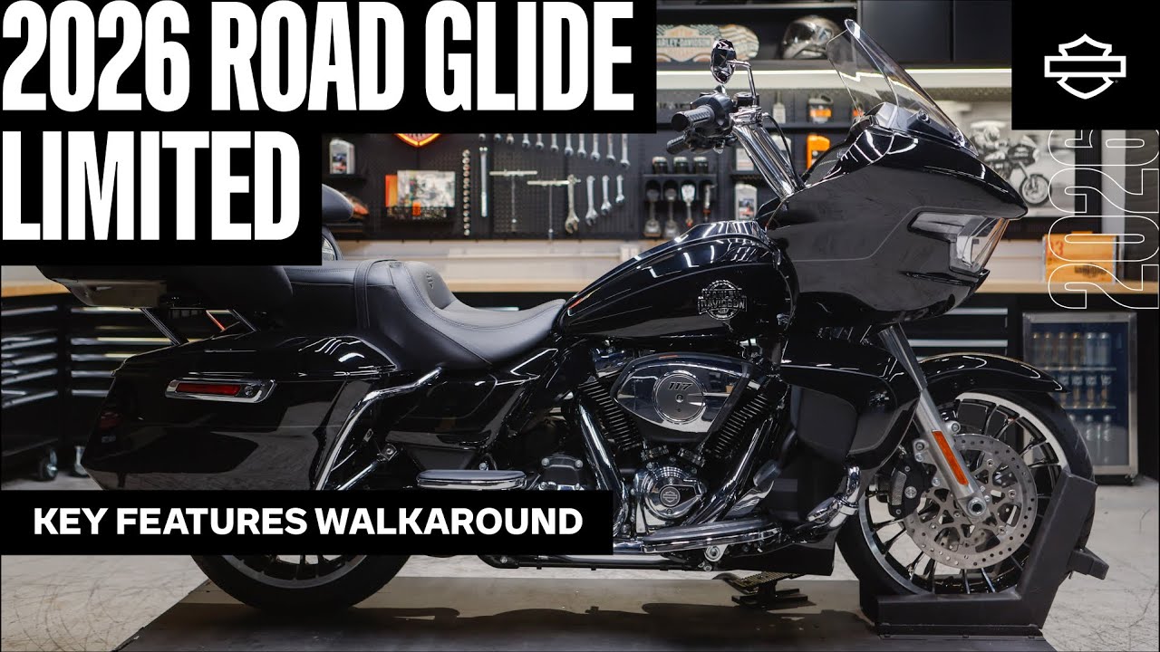 Harley-Davidson Road Glide Limited 2026 года | Обзор основных характеристик
