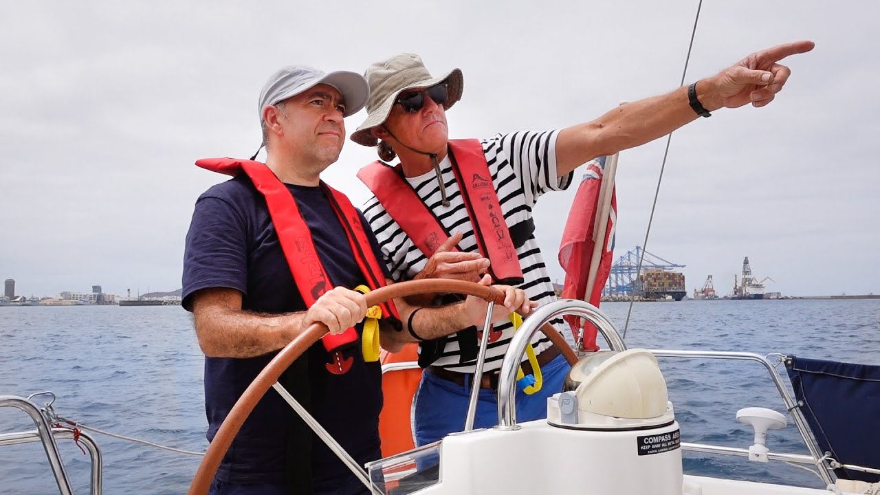 Our first sailing experience on Gran Canaria