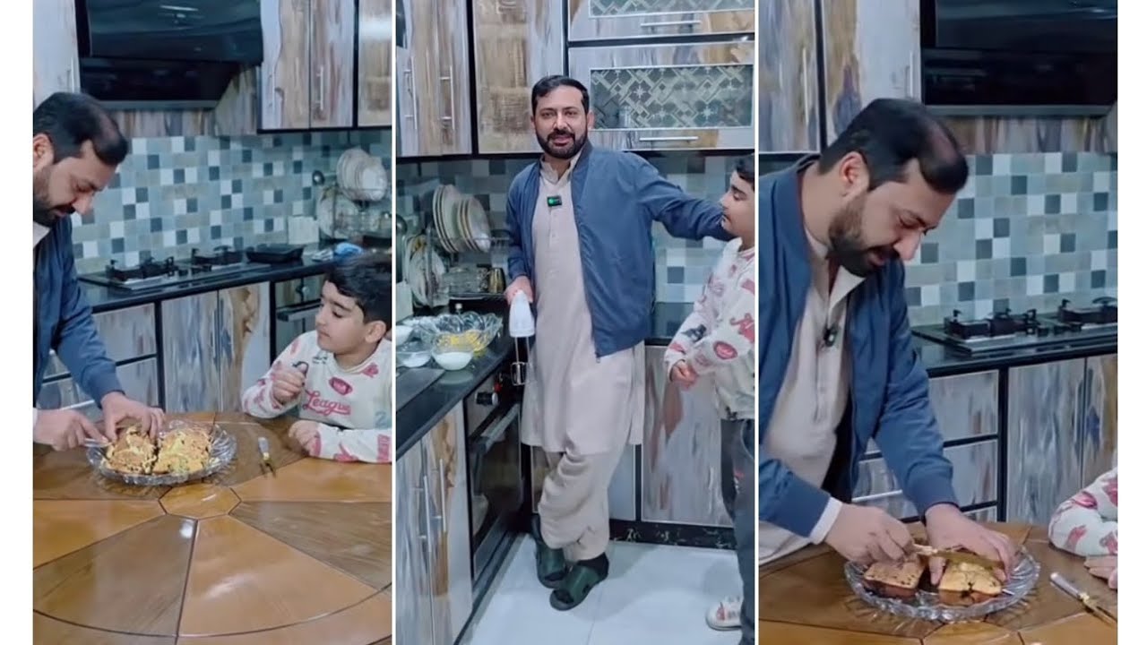 #yasir ali ⭐آج بنایا بچوں کے لیے کیک♥️