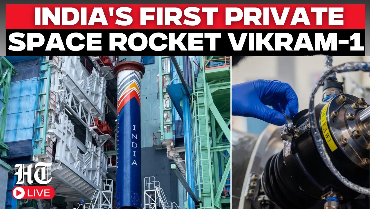Skyroot Vikram-1 Launch LIVE | Mission Aagaman | India's First Private Orbital Rocket Launch