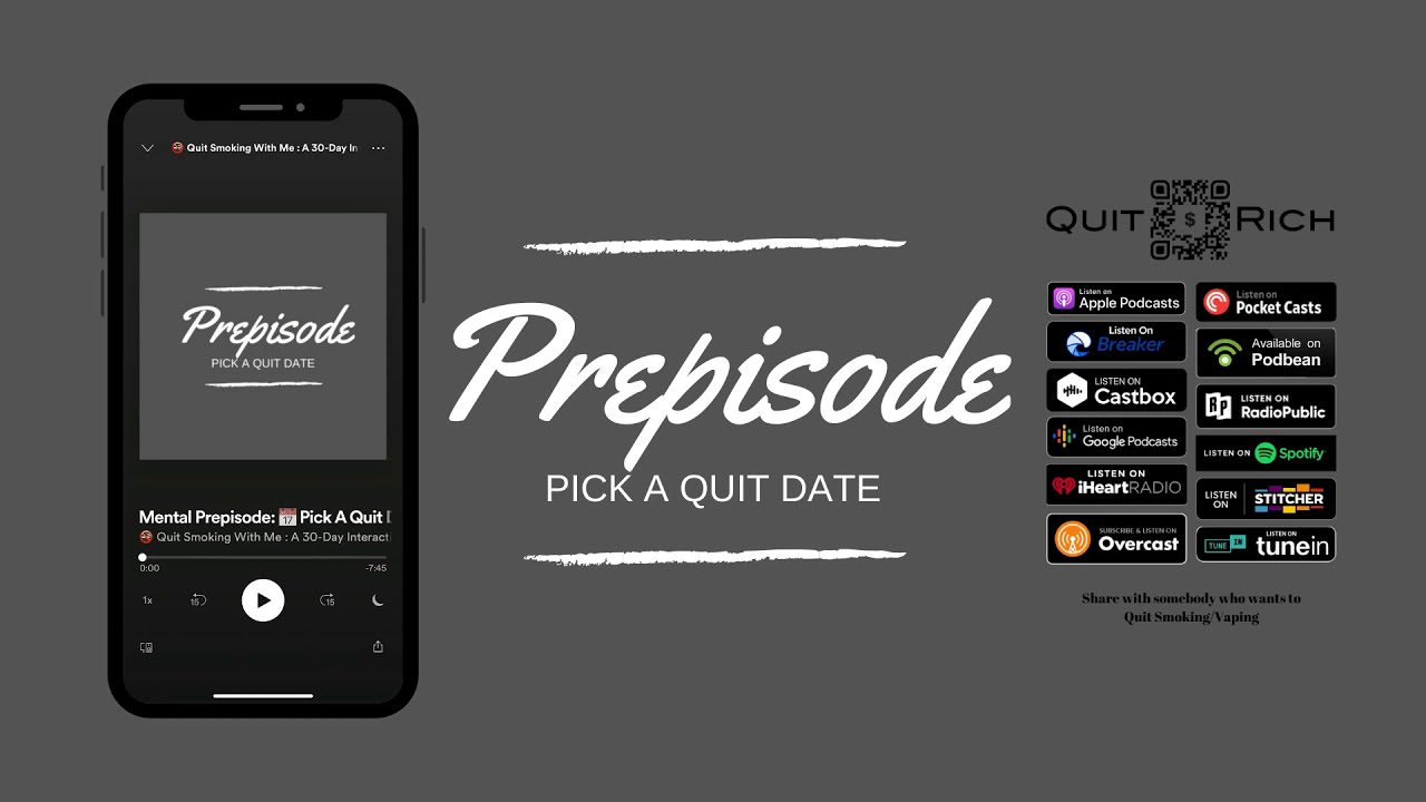 Quit Smoking With Me // Mental Prepisode 4 : 📅 Pick A Quit Date