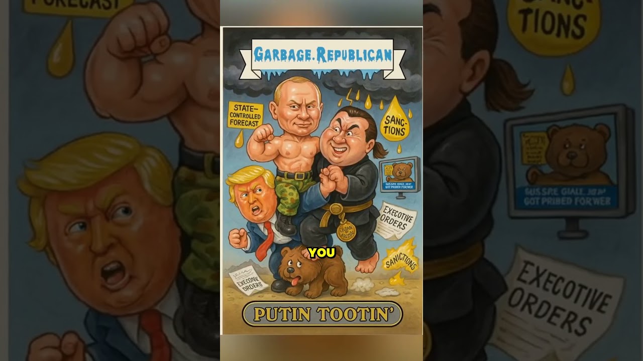 Satirical takes on Trump and other political figures using AI art Powered by Restream