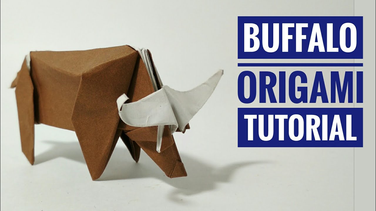 How to make origami Buffalo | Как сделать буйвола оригами