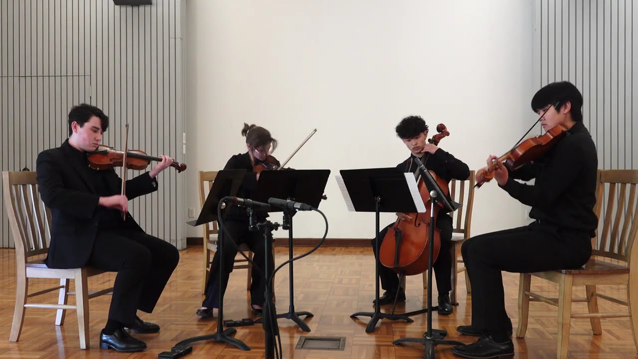 Beethoven String Quartet in C minor Op 18, No 4 | PACO Chamber Academy | Palo Alto Chamber Orchestra