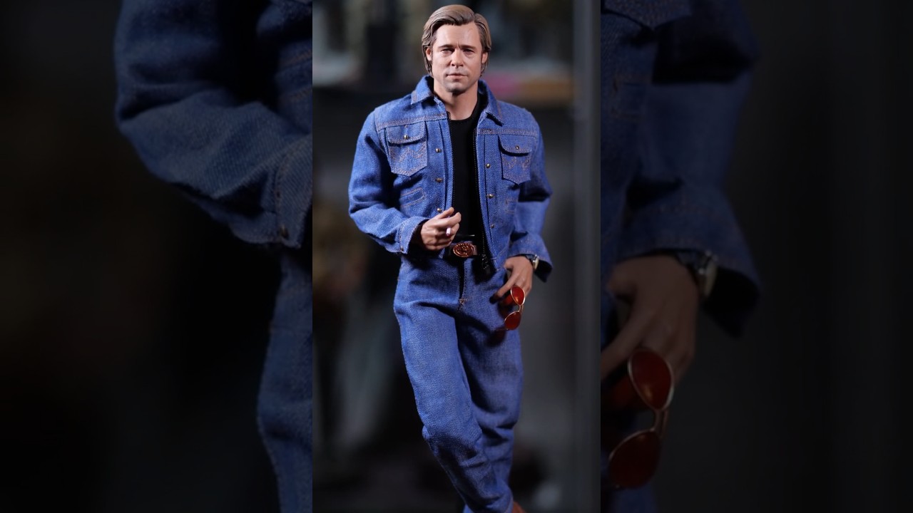 Once upon a time in Hollywood figures | Brad Pitt, Leonardo DiCaprio, Tarantino | Dj custom hot toys
