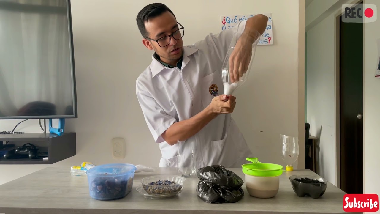 Construcción de un filtro de agua casero 👨🏻‍🔬👩🏻‍🔬