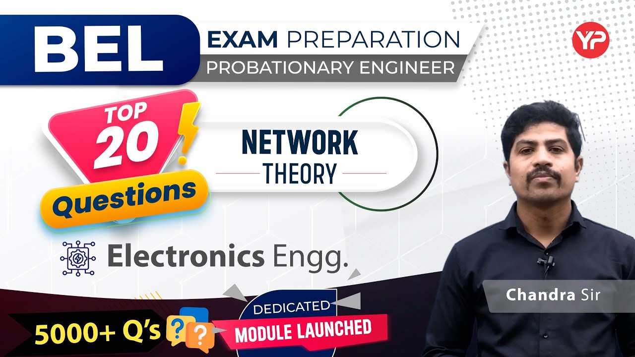 Top 20 Qs, Network Theory for BEL, BDL Electronics written exam preparation 2025