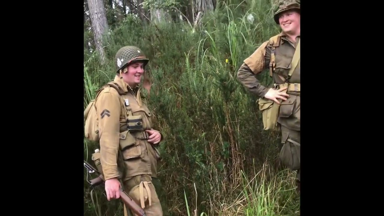 WW2 Reenactment Training day - 506th PIR, 101st Airborne Division