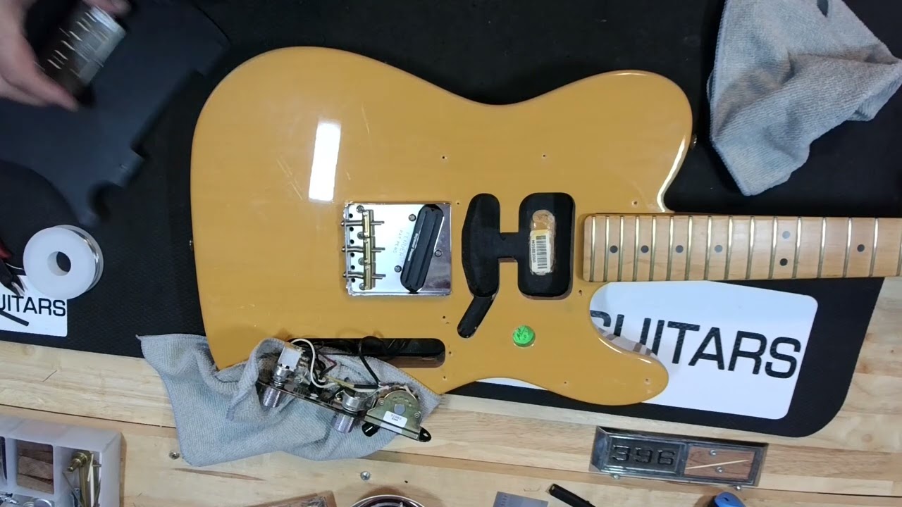 Замена звукоснимателя на грифе Fender Telecaster