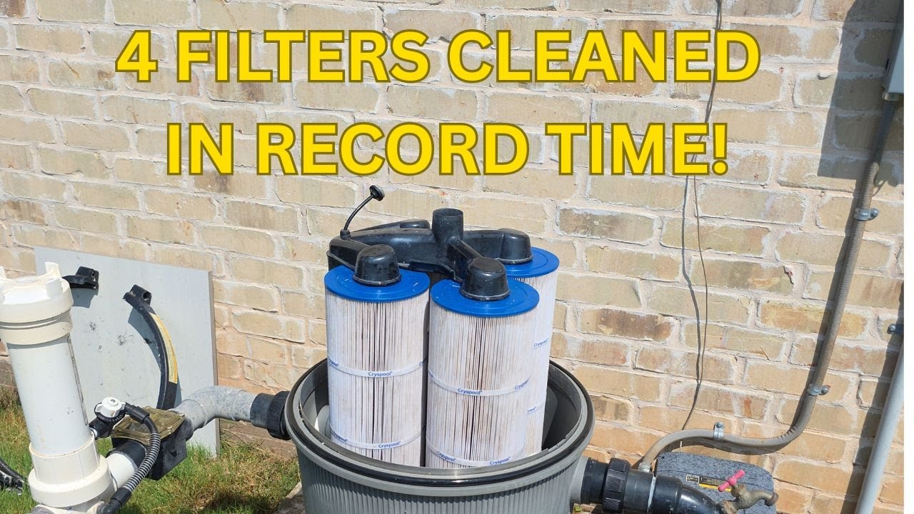Pool filters cleaned in record time! MUST HAVE TOOL!!
