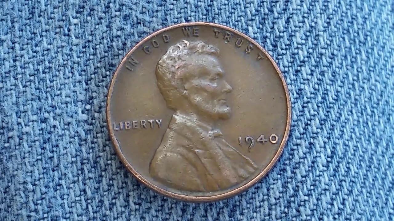 1940 Wheat Penny No Mint Mark: 586,810,000 Minted (95% Copper)