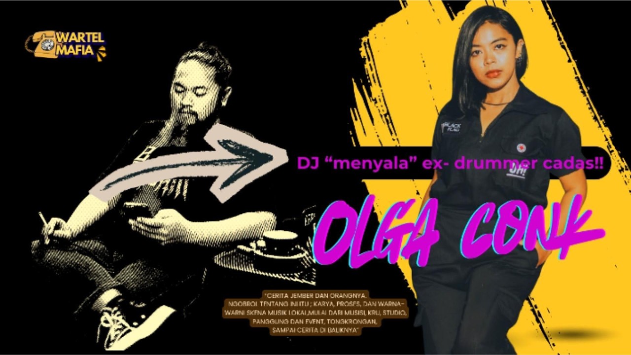 WARTELMAFIA: DJ OLGA‼️menyelam di patrol jatuh cinta di turntable..Realita cinta ber'jedag-jedug🔊✨✨✨