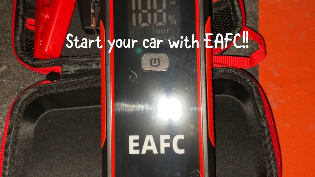 Testing The EAFC Car Jump Starter!