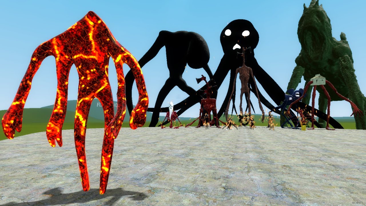 WILDFIRE GIANTS VS TREVOR HENDERSON CREATURES!! Garry's Mod Sandbox