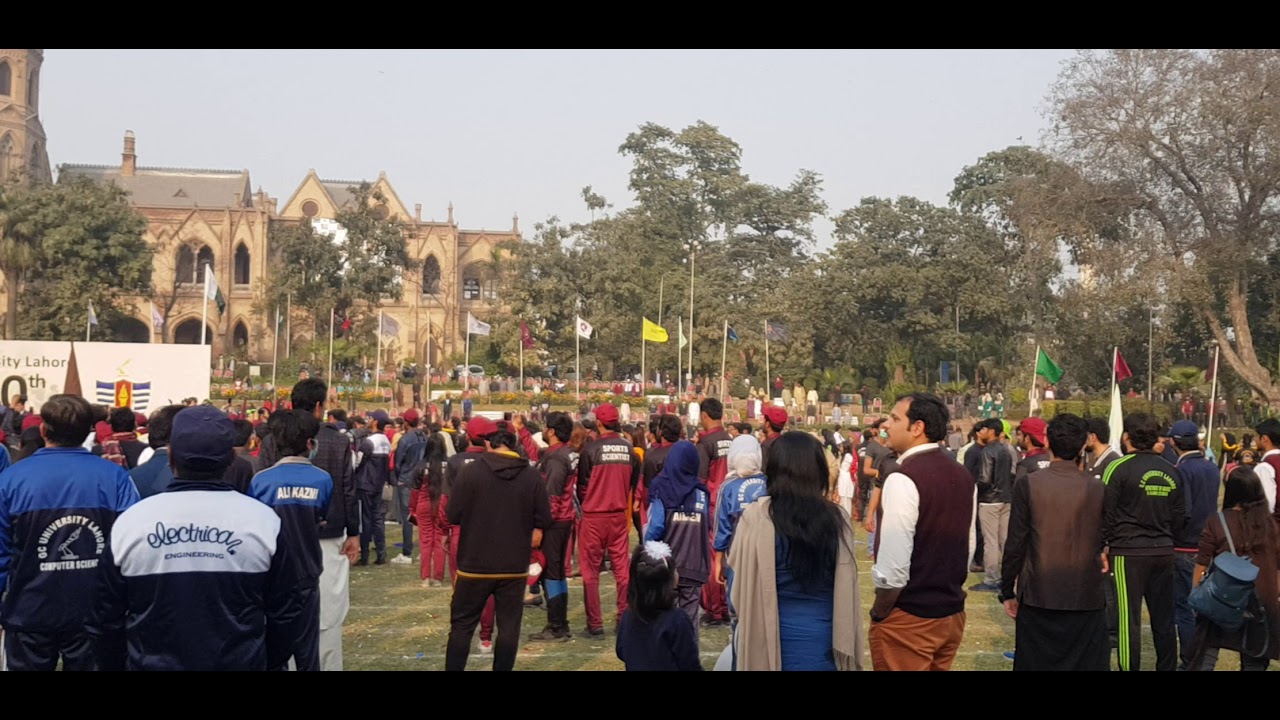 National Anthem on 120th Gymkhana Sports/Annual Sports at Government College University (GCU) Lahore