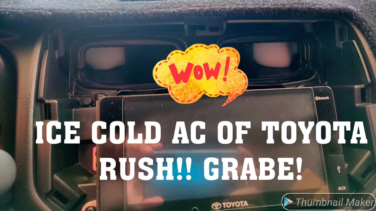 ICE COLD AC OF TOYOTA RUSH! DIY! 🥶🇵🇭