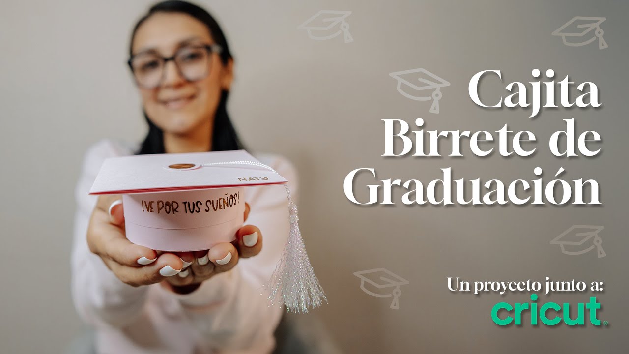 ARMAMOS UNA CAJITA TIPO BIRRETE con la CRICUT JOY🎓