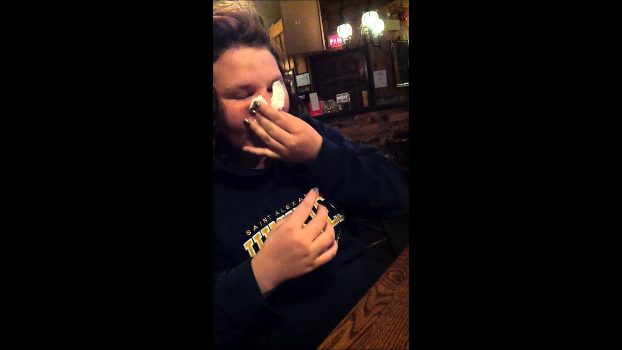 Sneeze fest in a restaurant