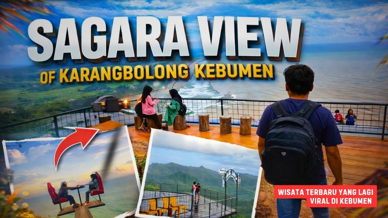 GILA ‼️ PANORAMA LAUT DAN TEBING DI SAGARA VIEW KEBUMEN NGGAK KALENG KALENG || INDAH BANGET 