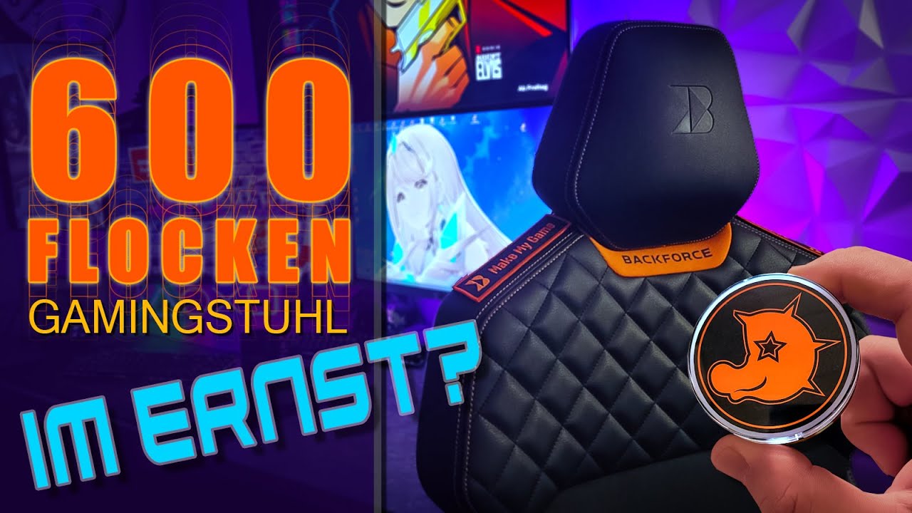 Das umfangreichste BACKFORCE ONE Review | Der ORANGE, wo gibt es ihn? | Gamingstuhl Teuer vs Billig