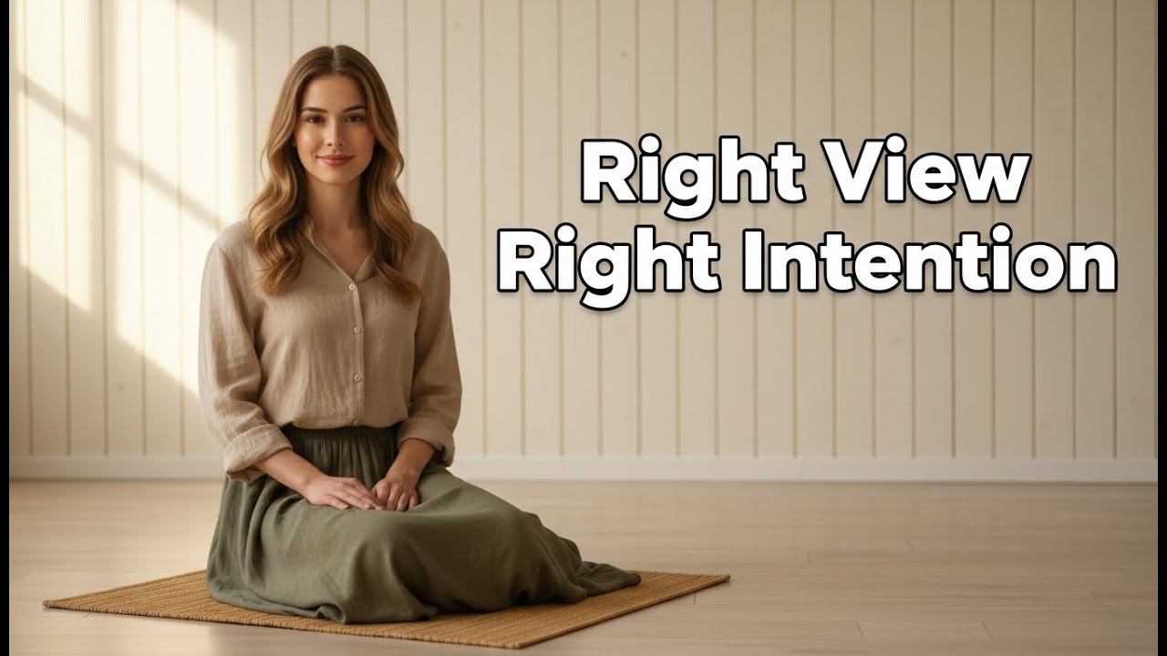 Right View and Right Intention in the Noble Eightfold Path (Theravada)