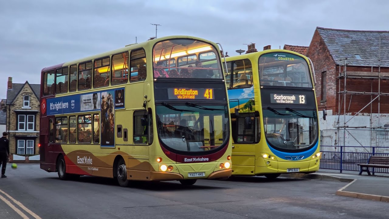 (Go Ahead Group) East Yorkshire Motor Services 20718 YX07HKE Running 130 To Hornsea