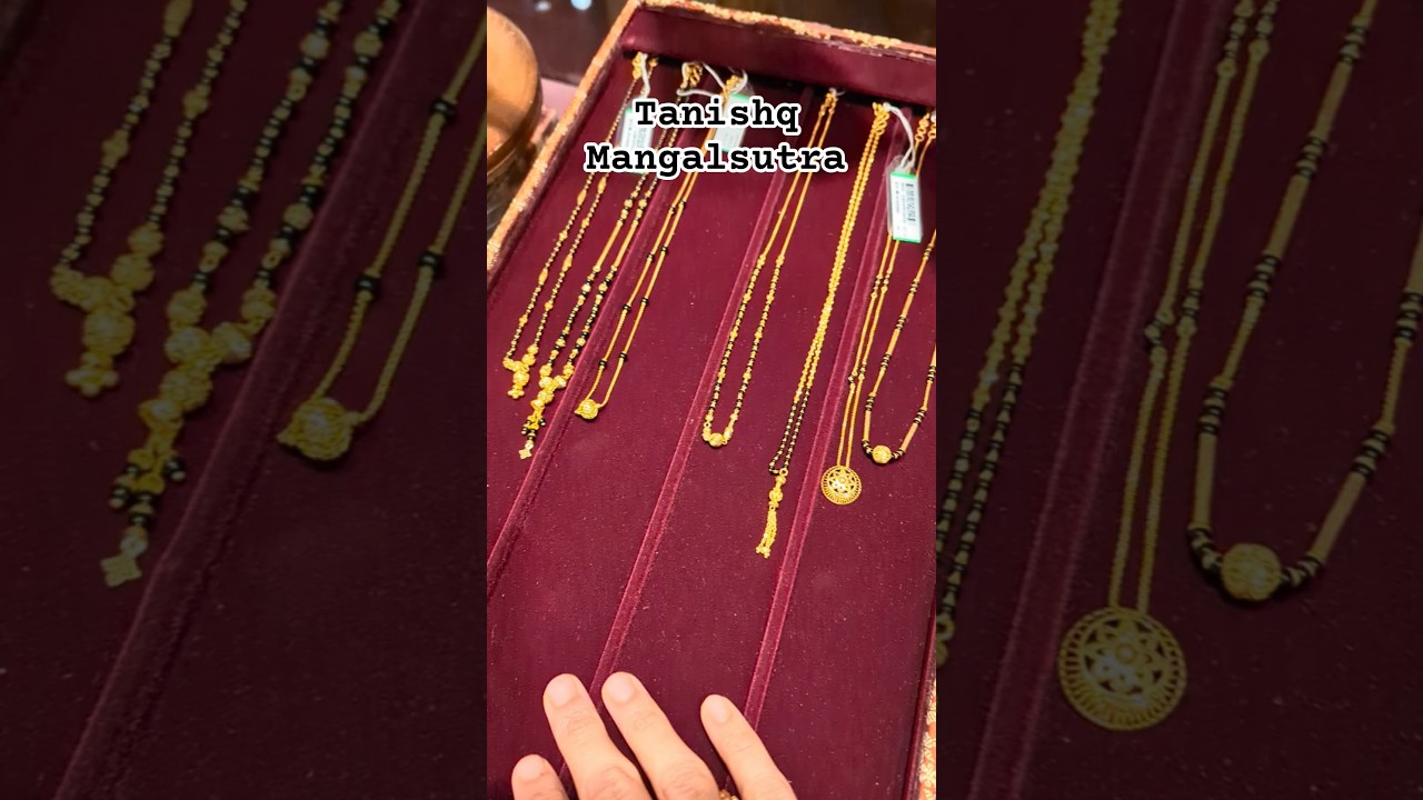 Tanishq Light weight Mangalsutra Design #tanishq#ytshorts#viral#mangalsutra#shorts#tanishqjewellery
