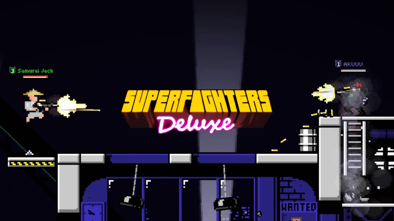 Samurai Jack and Aku Battling in Superfighters Deluxe