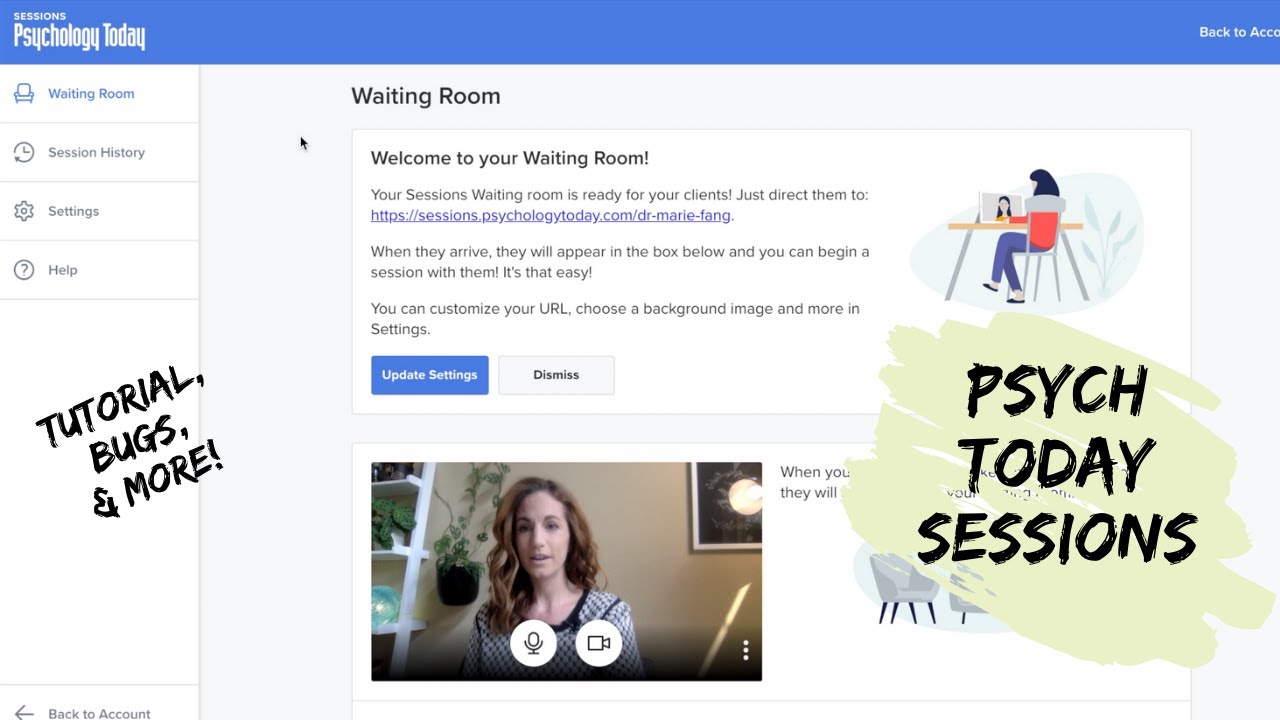 Trying Out Psychology Today Sessions - New Teletherapy Platform