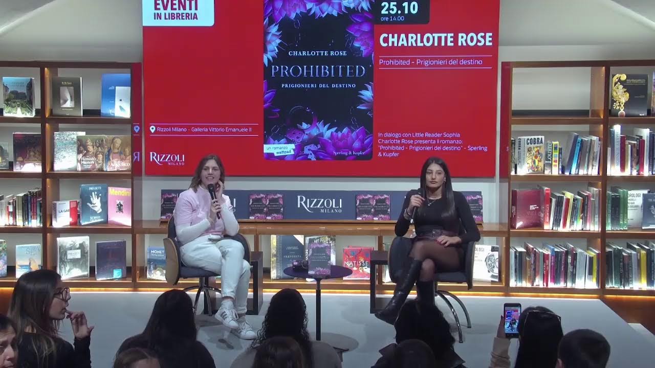 Charlotte Rose presenta il romanzo: 