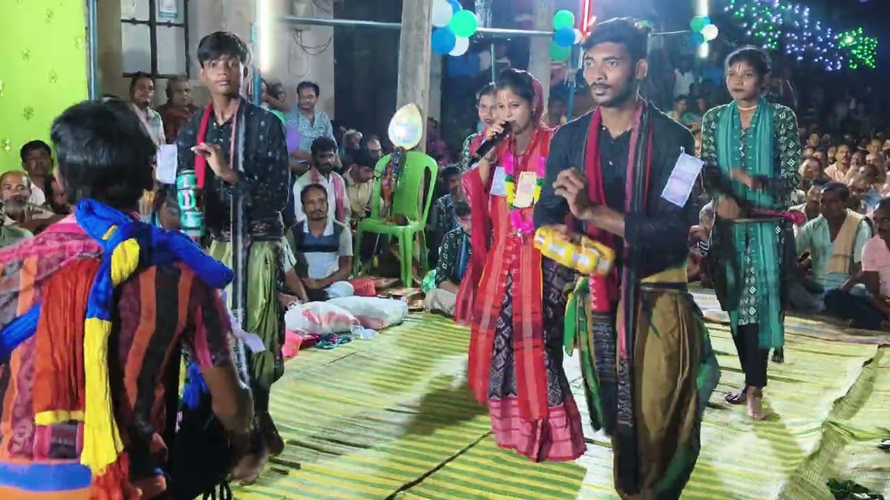 Anjana deheri sambalpuri kirtan//guhuriamunda// agalpur//biswakarma puja program 